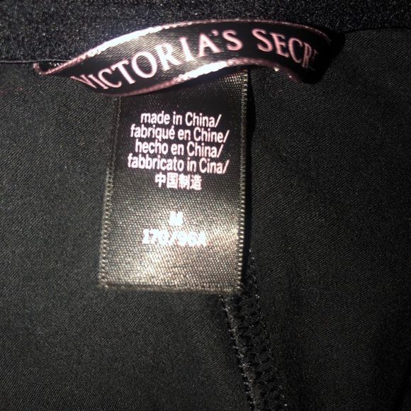 Victoria Secret Black Lace Trim Cami Body Suit‎ Medium - Picture 4 of 5